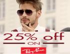 RAY-BAN SUNGLASSES @   EXTRA 25% OFF