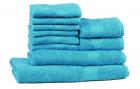 Trident Tealsachet 10 Pcs Towel Set - Blue