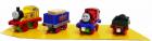 Emob Double Sided Magnetic alloy Back Force 4 Pcs Diecast Train Gift Set  (Multicolor)