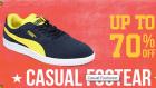 Upto 70% off on Footwear