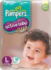 Pampers Active Baby Large Size Diapers (18 Count)