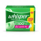Whisper Ultra Sanitary Pads - 44 Count (Extra Large)