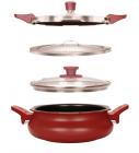 Pigeon - All In One Super Cooker 3 Ltr -Red Ceramic