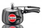 Hawkins Contura Hard Anodised Aluminium Pressure Cooker, 3 Litres, Black