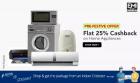 Flat 25% Off On Large Appliances