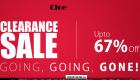 Clearance SALE Going, Going, Gone upto 67% off