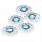 Primeway Microfiber Mop Head Refill, 5 Pcs Set