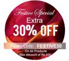 Flat 30% extra discount of all products ( till 11th Oct.)