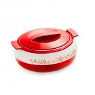 Cello Ornate Casserole, 1.1 Litres, Red