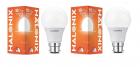 Halonix B22 10-Watt LED ASTRON Plus (White, Round) - Pack of 2