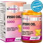 St.Botanica Fish Oil 1000 mg (Double Strength) with 600 mg Omega 3 (330mg EPA, 220mg DHA) - 60 Softgels