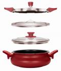 Pigeon All-in-one Super Cooker 3ltr- Red Ceramic