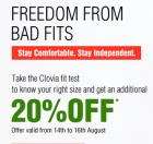 Take Clovia fit test & get 20% off coupon