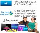 Extra 10% off* with Standard Chartered Debit and Credit Card holders