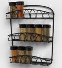 Metal Style Artistic 3 Tier Wall Shelf