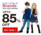 Upto 80% off on Kids International Clothing