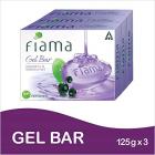 Fiama Gel Bar, Bearberry and Blackcurrant, 125g (Pack of 3)