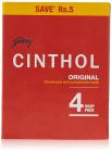 Cinthol Original Soap, 100g (Pack of 4)