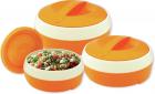 Princeware Solar Pack of 3 Thermoware Casserole Set  (1500, 1000, 600)