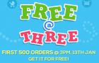 First 500 orders  worth Rs. 1000 free for first 500 orders