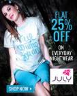 Flat 25% Off On Everyday Nightwear
