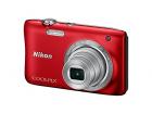 Nikon Coolpix S2900 20.1MP Point And Shoot Digital Camera (Red) with 5x Optical Zoom with 8GB Memory card and Camera case