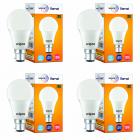Wipro Garnet Base B22 10-Watt LED Bulb (Pack of 4, Cool Day White)