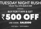 Get Rs.500 off on purchasre of Rs.1499 and above