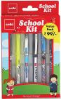 Cello School Kit Pen Set - Pack of 6 (Multicolor)