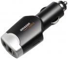 AmazonBasics Dual USB Car Charger for Apple and Android Devices (Black)