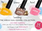 Buy 2 or more Nykaa Nail Enamels and get Free shipping