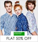Minimum 50% Off + Extra 50% Off + Extra 10% Cashback On Apparel & Accessories