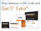 Shop Amazon.in Gift Cards and get 5% Extra