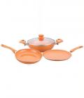 Wonderchef Tangerine Set of 4Pcs (Induction Base)