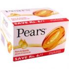 Pears Pure and Gentle Soap with Glycerin and Natural Oils, 125g (Pack of 3)