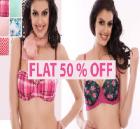 Branded Bras at Flat 50 % Off