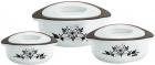 Cello Hot Meal Pack of 3 Casserole Set  (500 ml, 850 ml, 1500 ml)