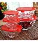 Roxx Dotty Bowl Red Set