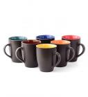 Cdi Large Coffee Mugs Black Matt Finish Outside