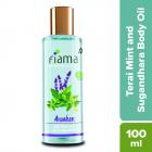 Fiama Refreshing Body Oil, Terai Mint and Sugandhara, 100ml