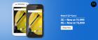 Moto E (2nd Gen) 3G(Black, 8 GB) @ 5999 & 4G @ 6999