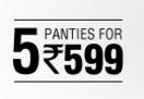 5 Panties for 599