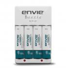 Envie Beetle Charger with Envie 4xAA Ni-Cd 1000 Mah Batteries