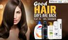 Hair care--Additional Flat 25% -30% cashback