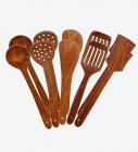 Home Creations Wooden 5 Pcs Kitchen Cooking Tool Set, Set of 2