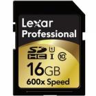 Lexar Professional 600X 16GB SDHC UHS-I Class 10 Flash Memory Card