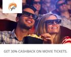 Flat 30% off on Movie tickets + Extra 2% cashback with Payumoney