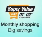 Super Value Day – Groceries & Daily Needs Shopping upto Rs 900 Free Amazon Gift card