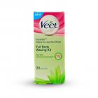 Veet Full Body Waxing Kit - Dry Skin (20 strips)