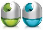 Godrej AER Twist, Car Air Freshener - Cool Surf Blue & Fresh Lush Green (45g)